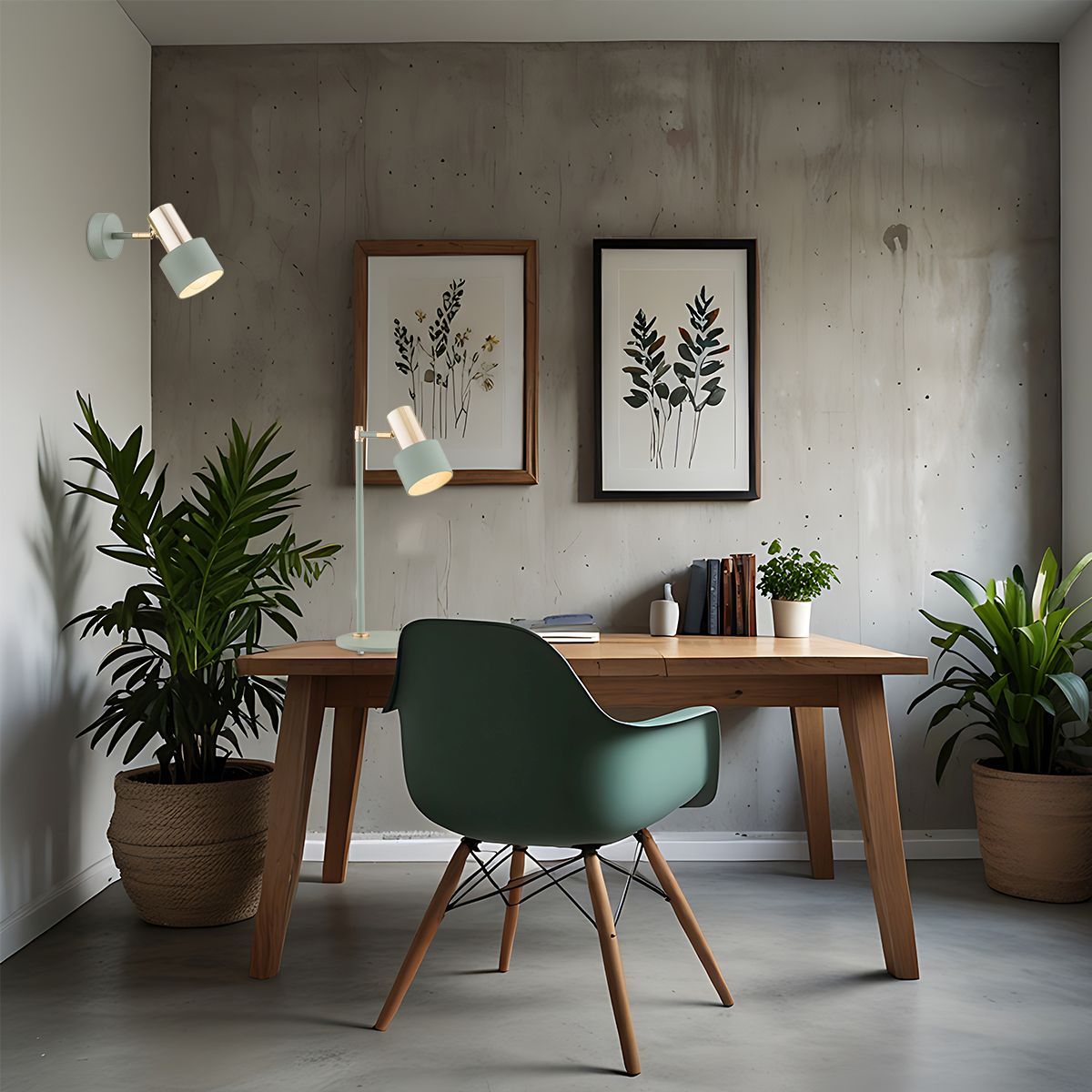 Argon Doria kinkiet 1x15W szałwia/mosiądz 4315