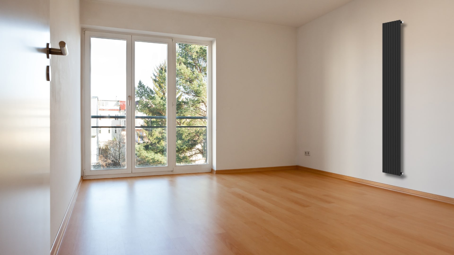 Invena grzejnik łazienkowy dekoracyjny 180x48 cm czarny UG-10-C18