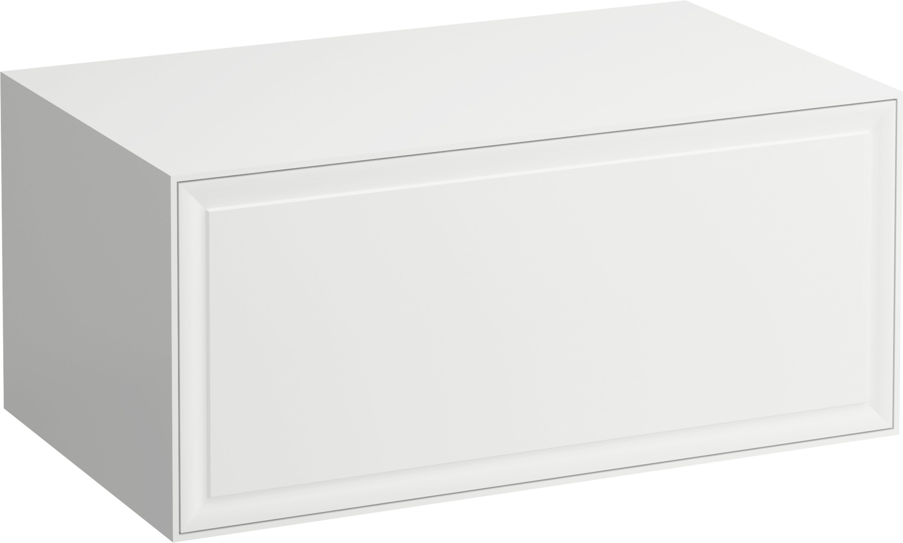 Laufen The New Classic szafka 80 cm podumywalkowa wisząca z blatem biały połysk H4060150856311