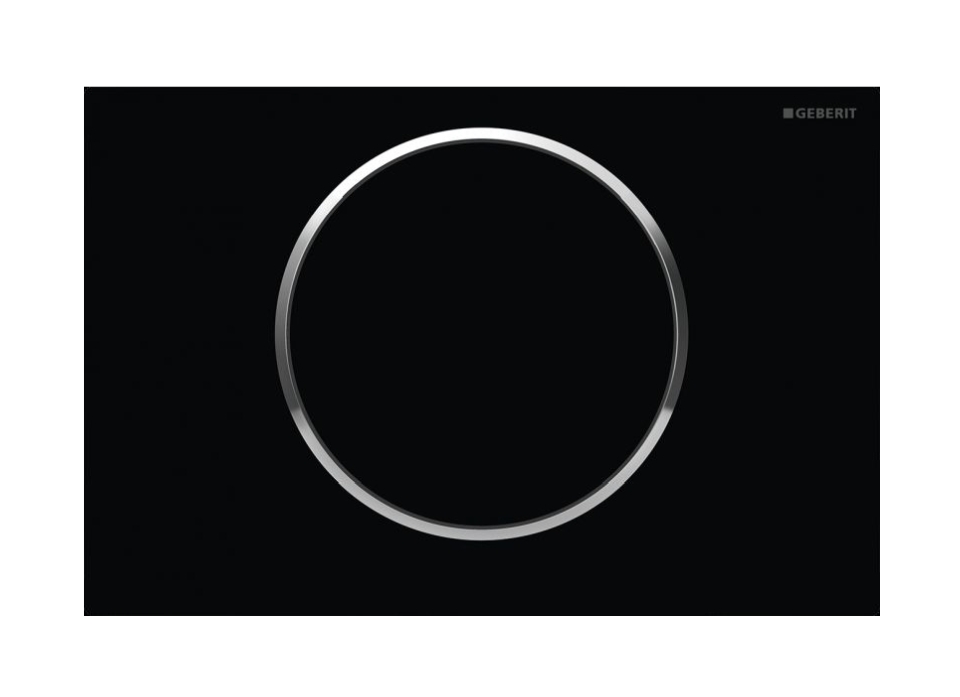 Geberit Sigma10 przycisk spłukujący czarny/chrom błyszczący 115.758.KM.5