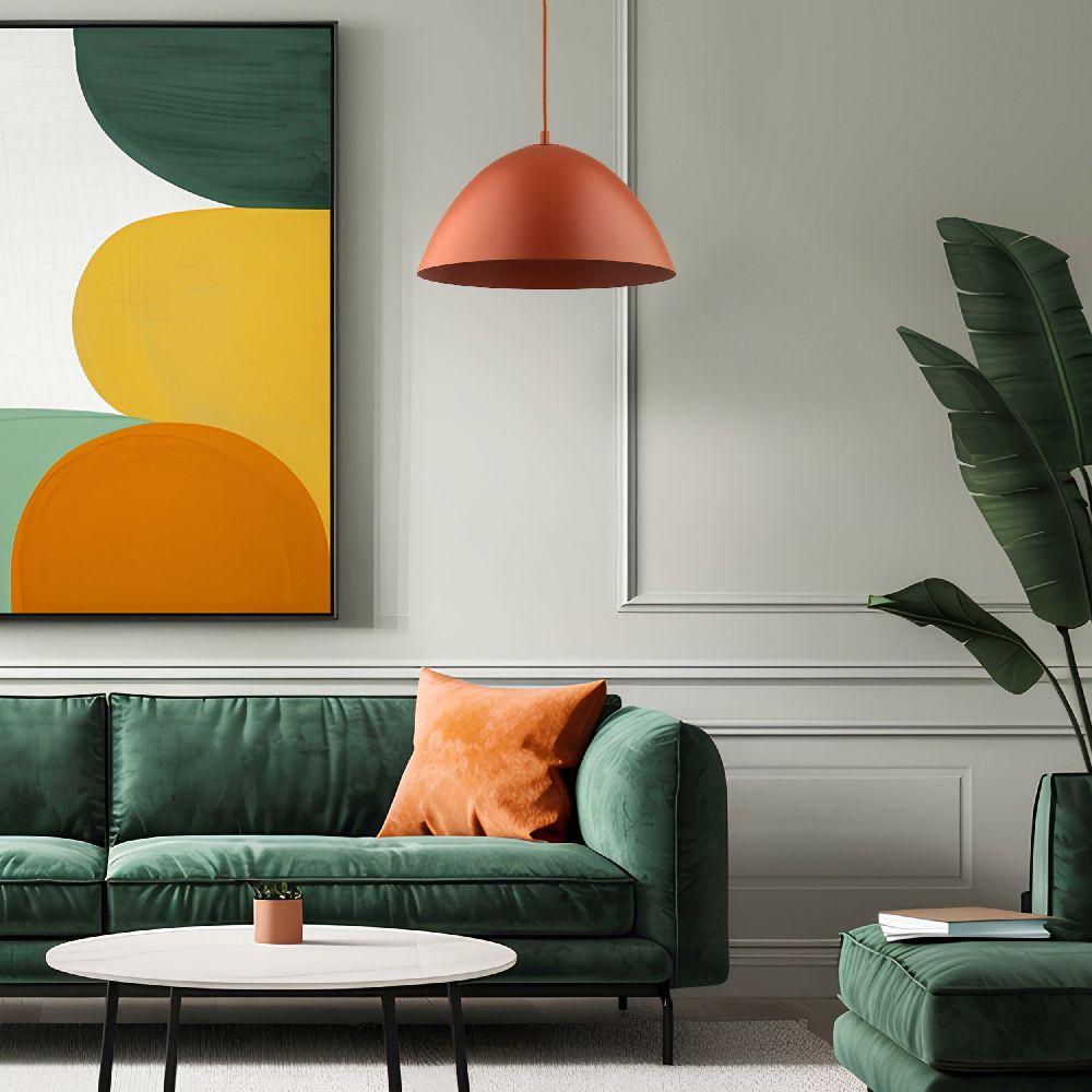 TK Lighting Faro lampa wisząca 1x15 W czerwona 10259