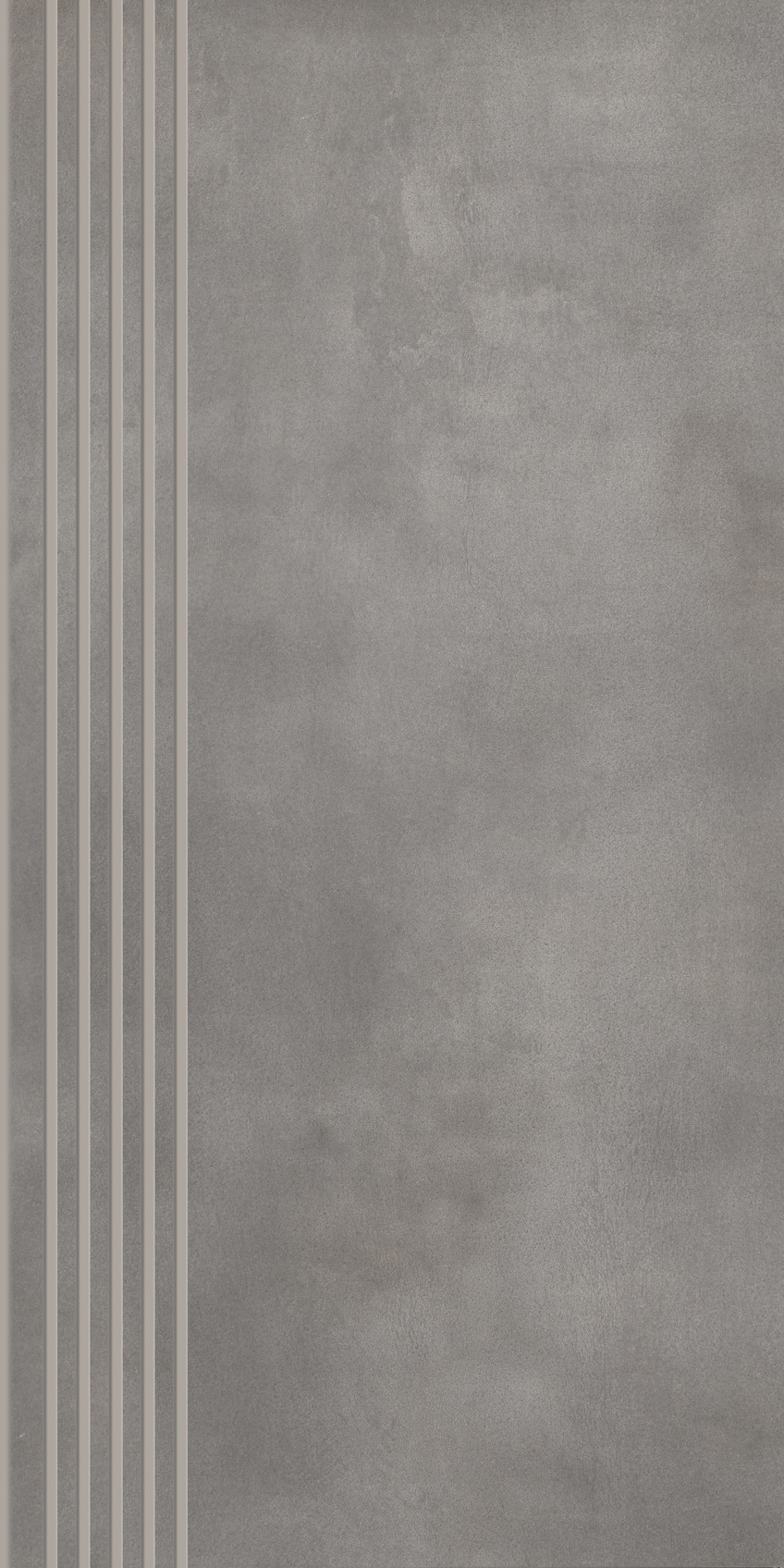 Paradyż Tecniq stopnica 29,8x59,8 cm prosta nacinana srebrny półpoler