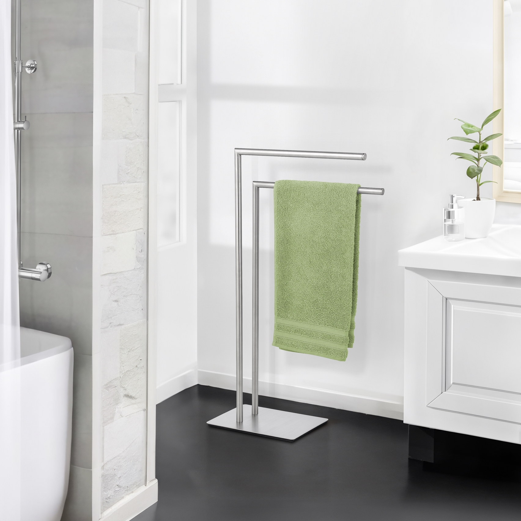 Wenko Recco wieszak stojący srebrny 25379100