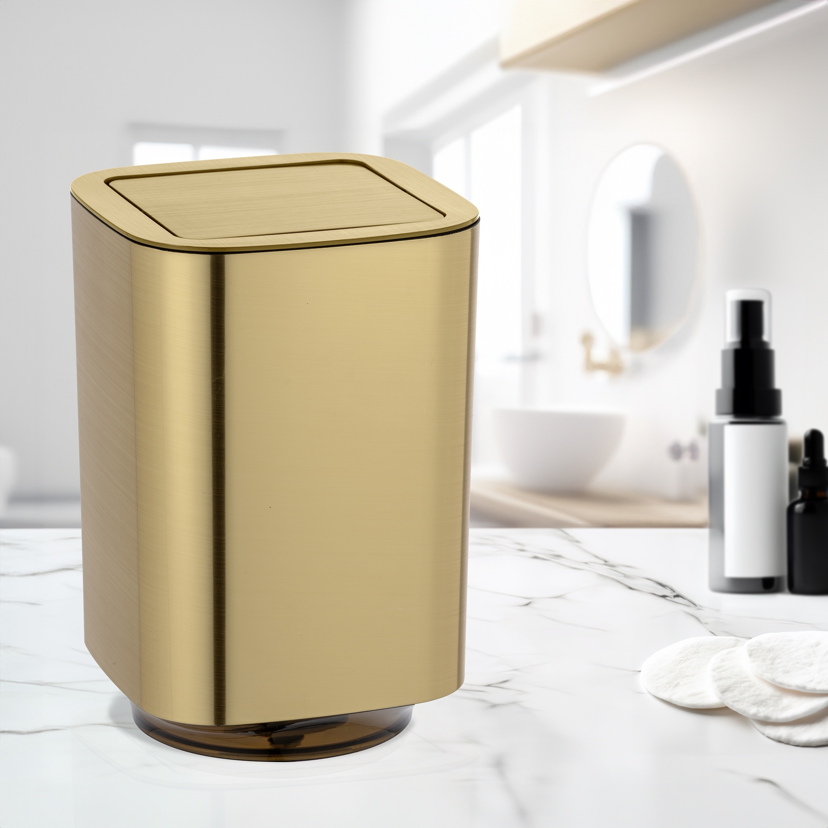 Wenko Auron kosz na śmieci 5,5 l złoty 24163100