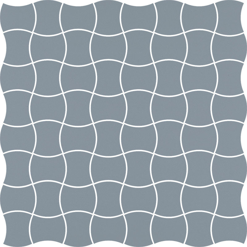 Paradyż Modernizm mozaika ścienno-podłogowa 30,9x30,9 cm prasowana niebieska