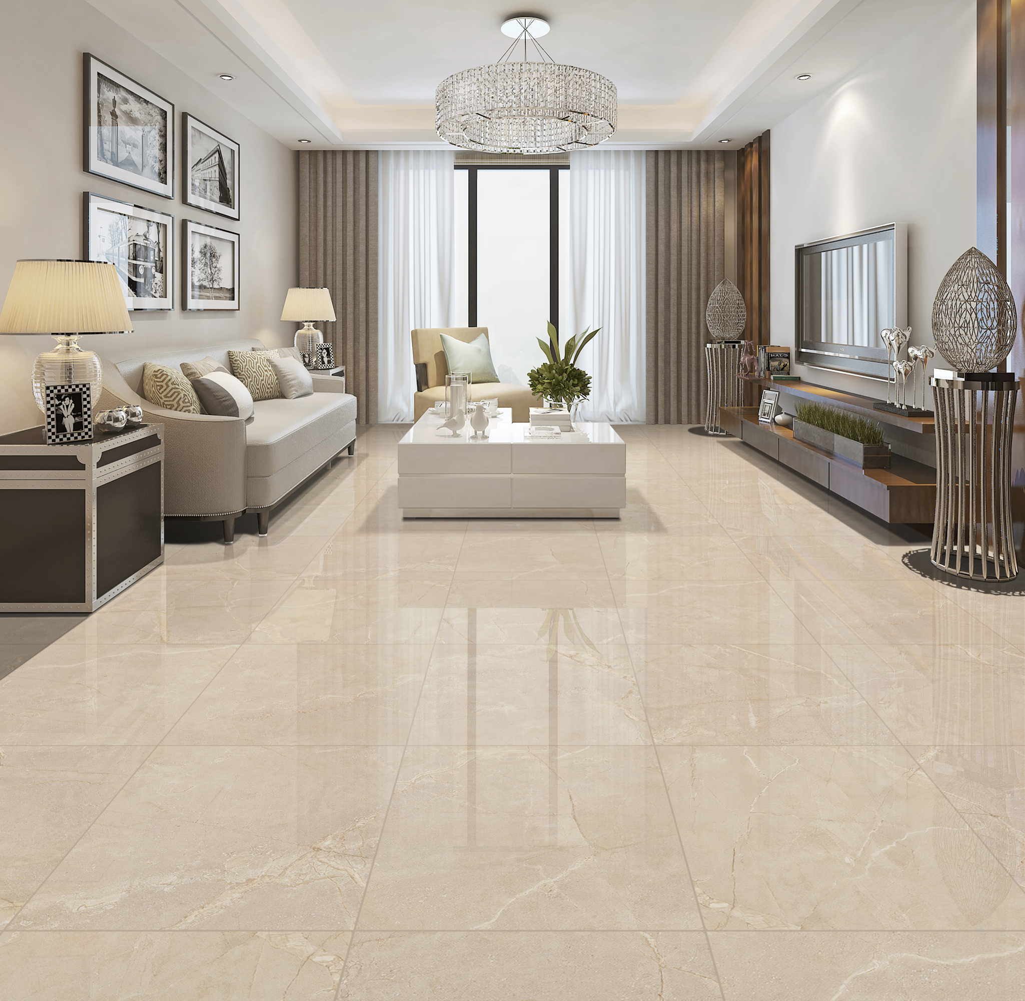 Ego Ceramics Crista Crema płytka ścienno-podłogowa 60x60 cm