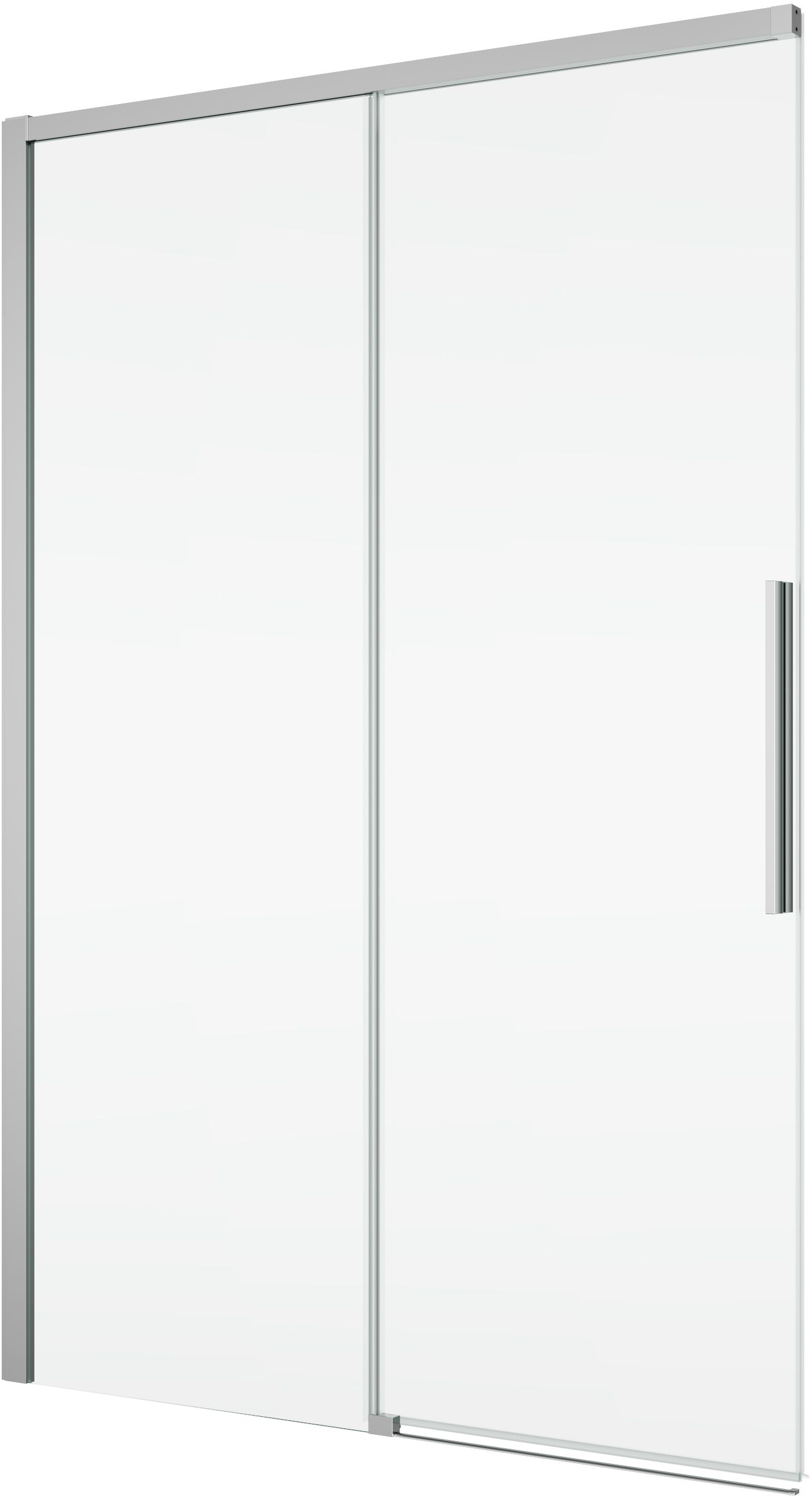 Ronal Oriana drzwi prysznicowe 140 cm rozsuwane srebrny połysk/szkło przezroczyste D36S21405007