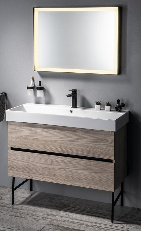 Sapho Odetta nogi do szafki 2 szt. czarny mat 30313