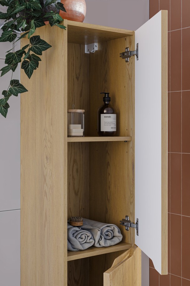 Comad Nordic Cremona szafka 35x33,5x170 cm boczna wisząca dąb NORDIC CREMONA 80-35-2D