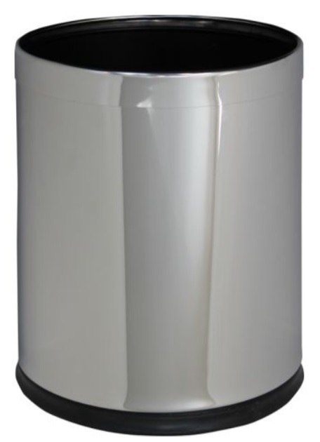 Merida kosz na śmieci 10 l otwarty stal nierdzewna polerowany KSP103