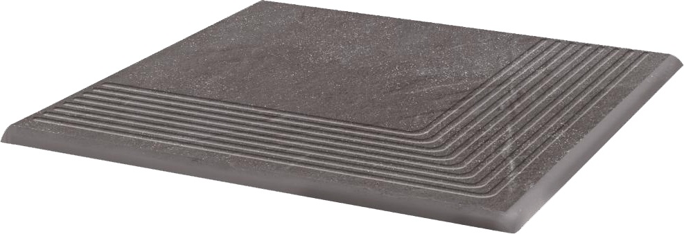 Paradyż Taurus stopnica 30x30 cm narożna grys szary mat