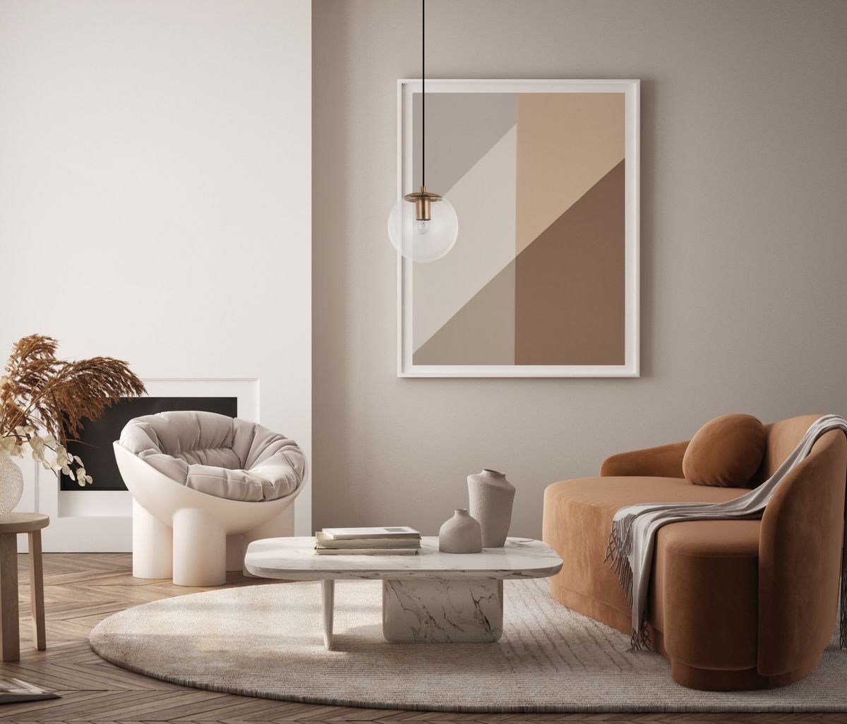 Italux Sarpo lampa wisząca 1x40 W mosiądz PND-58867-1S-BK-BRO