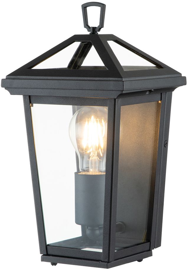 Quintiesse Alford Place lampa podsufitowa zewnętrzna 1x40 W czarna QN-ALFORD-PLACE7-S-MB