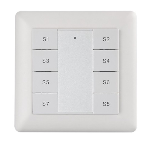 Unilight panel sterowania ścienny biały DALI-12UL