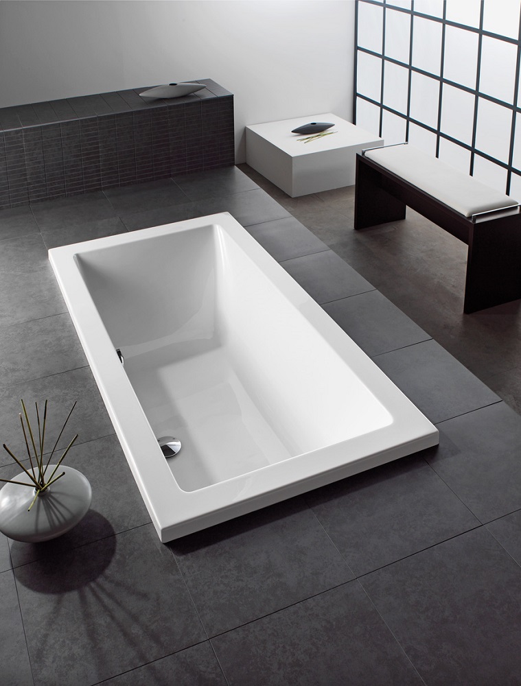 Hoesch Scelta wanna prostokątna 180x90 cm do zabudowy biała 3671.010