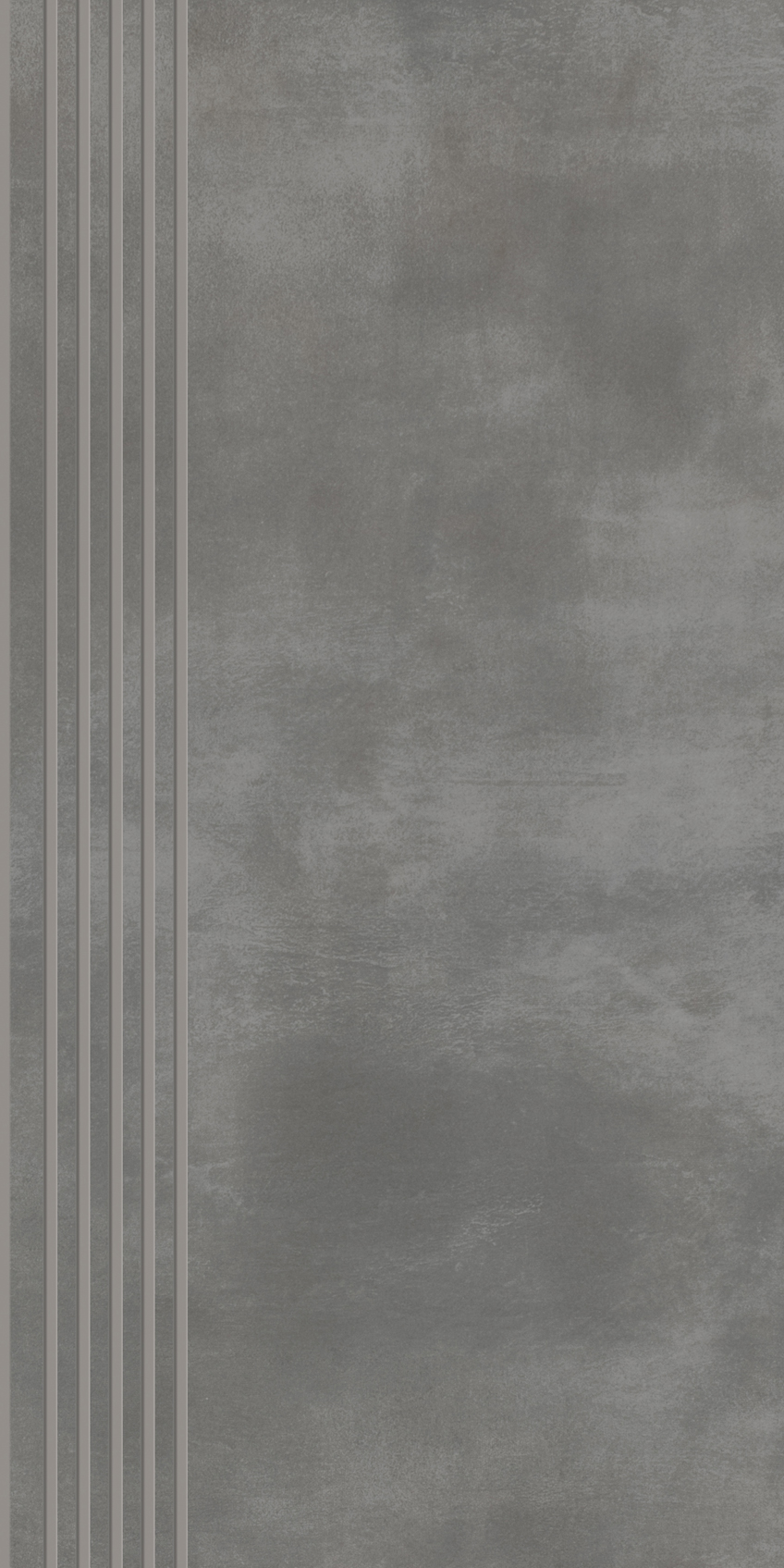 Paradyż Tecniq stopnica 29,8x59,8 cm prosta nacinana grafitowy mat