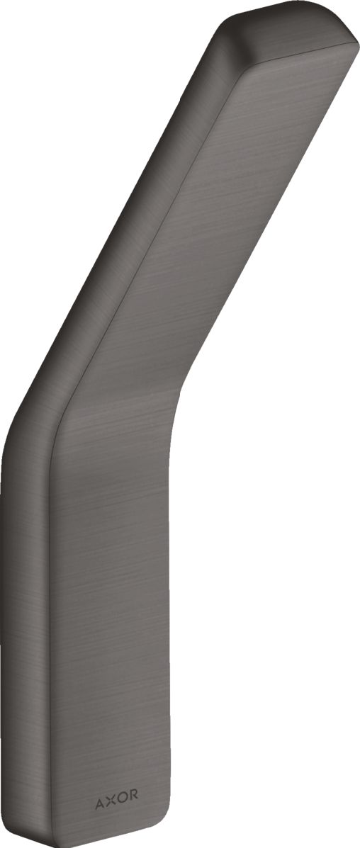 Axor Universal wieszak na ręcznik haczyk pojedynczy czarny chrom szczotkowany 42801340