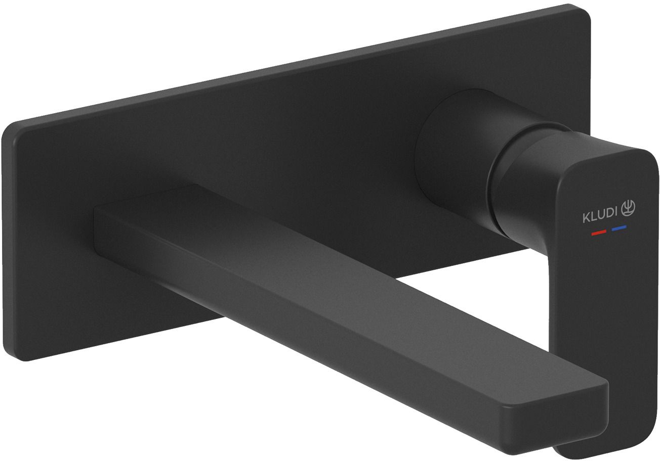 Kludi Renon bateria umywalkowa podtynkowa czarna 422443975