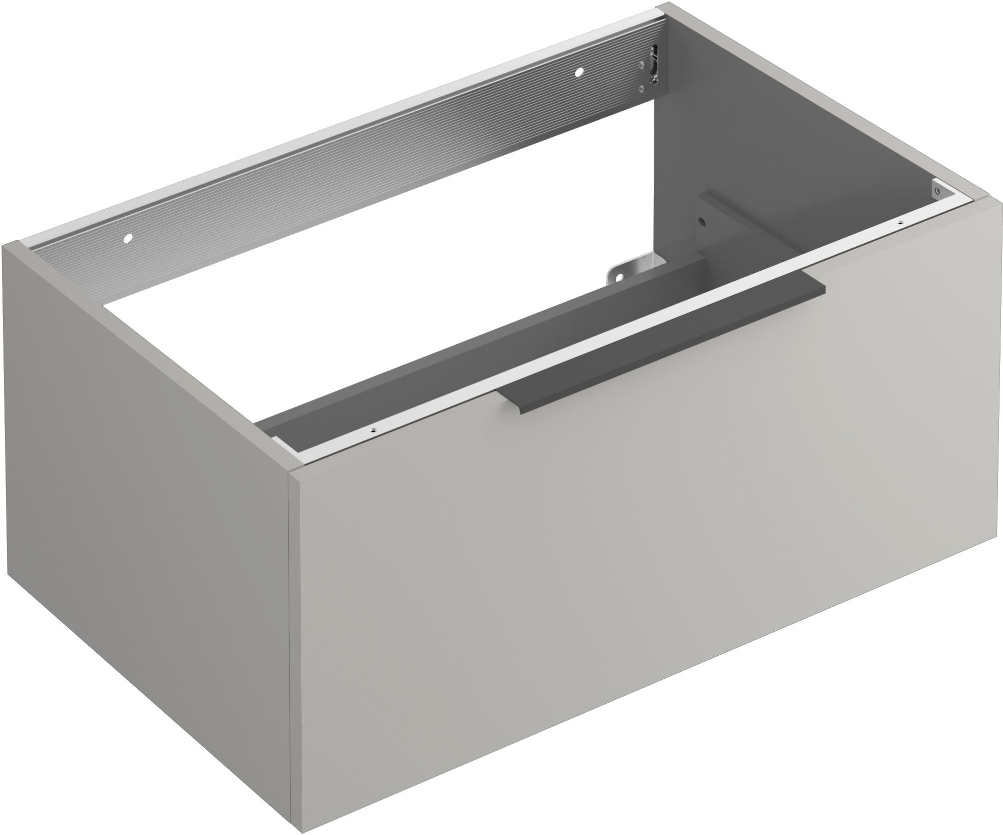 Kludi Icos szafka 80x50x35 cm podumywalkowa wisząca szara 50S80O2