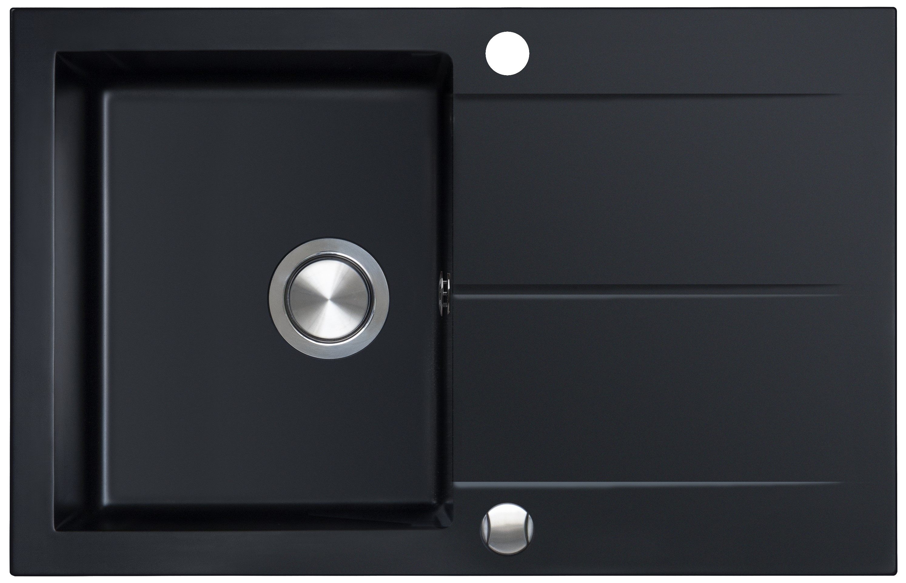 Berg Hobart zlewozmywak granitowy 78x50 cm bazalt BRQ1911