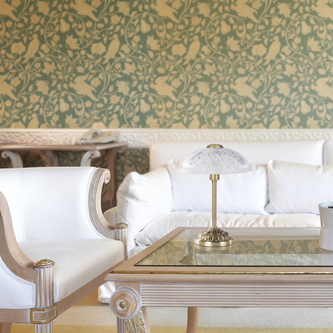 Rabalux Annabella lampa stołowa 1x40W mosiądz/biały 8634 - Wysyłka w 24h