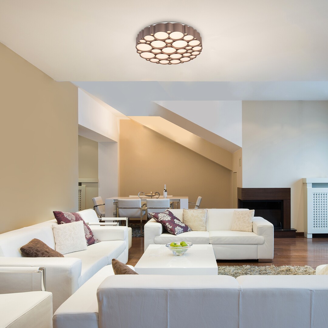 Rabalux Andela lampa podsufitowa 1x48W LED brązowa 6040