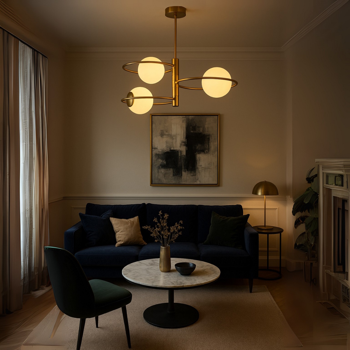 Light Prestige Dorado lampa wisząca 3x10 W złota LP-002/3C ring