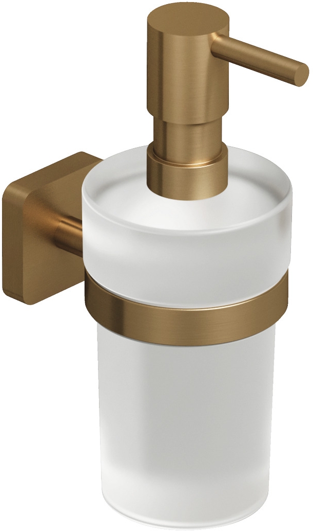 Kludi Vela S dozownik do mydła 150 ml brązowy szczotkowany 25976N1