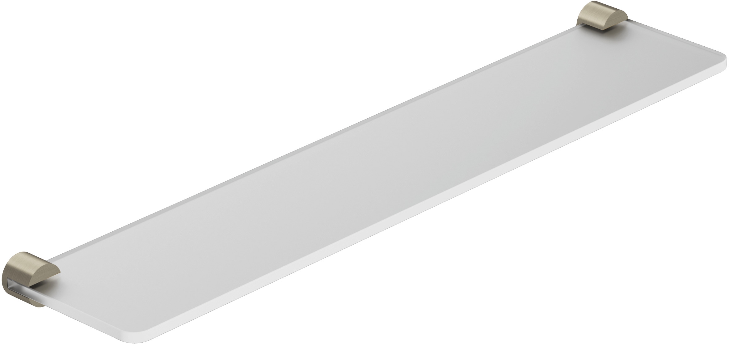 Kludi Vela R półka 60 cm biały mat-nikiel szczotkowany 58973N5