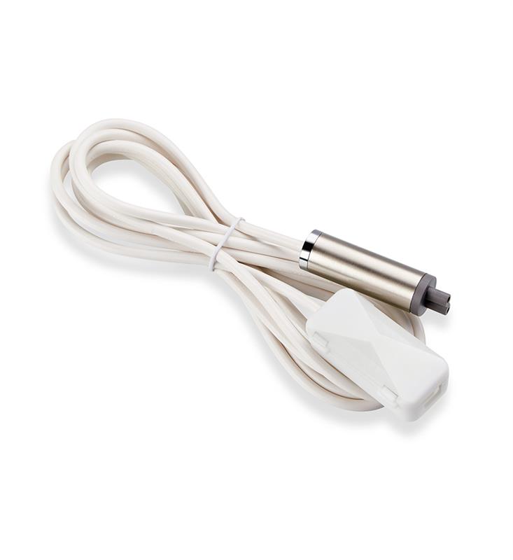 Markslöjd Expand kabel zasilający 300 cm z kostką łączeniową biały/stal 107520