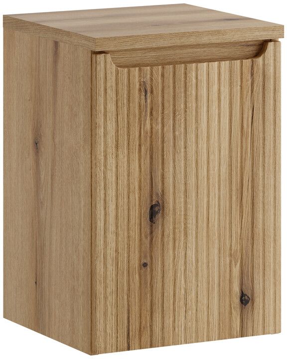 Zestaw Comad Nova Coast Evoke szafka 40 cm boczna wisząca z koszem na pranie i blatem dąb SET-NOCE B OAK 40CM LB