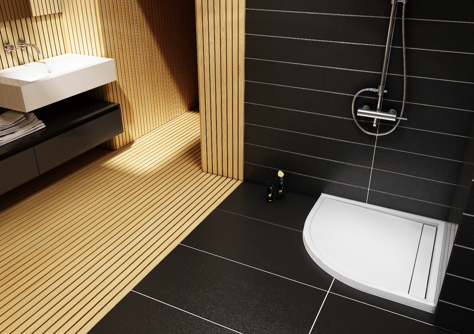 Schedline Estra brodzik półokrągły 90x90 cm biały 3SP.E3O-9090