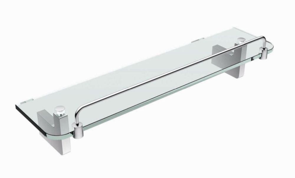 Stella Oslo półka szklana 50 cm szkło przezroczyste/chrom 02.800