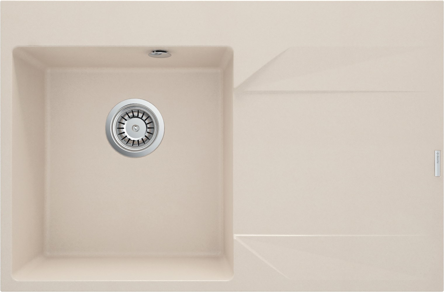 Deante Evora zlewozmywak granitowy 76x50 cm beżowy ZQJ_511P