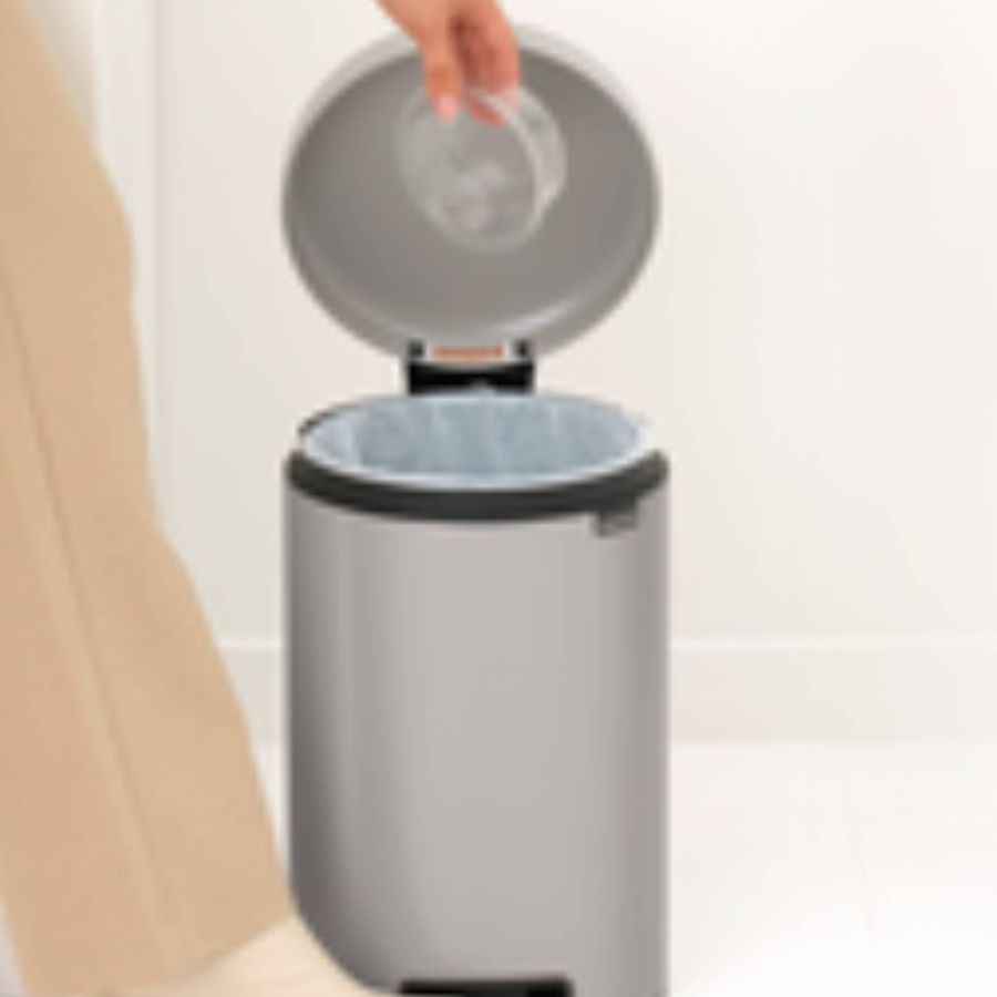 Brabantia NewIcon kosz na śmieci 12 l Soft Grey 252303