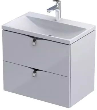 Oristo Siena szafka 59,6x38x50 cm podumywalkowa wisząca biała OR45C-SD2S-60-1