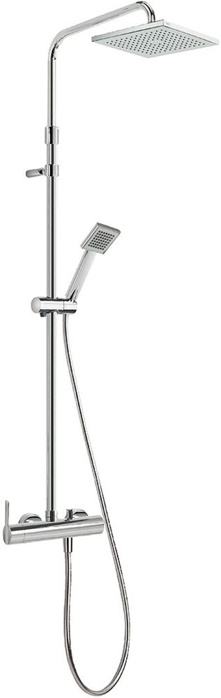 Tres Lex zestaw prysznicowy ścienny z deszczownicą chrom 081.197.01