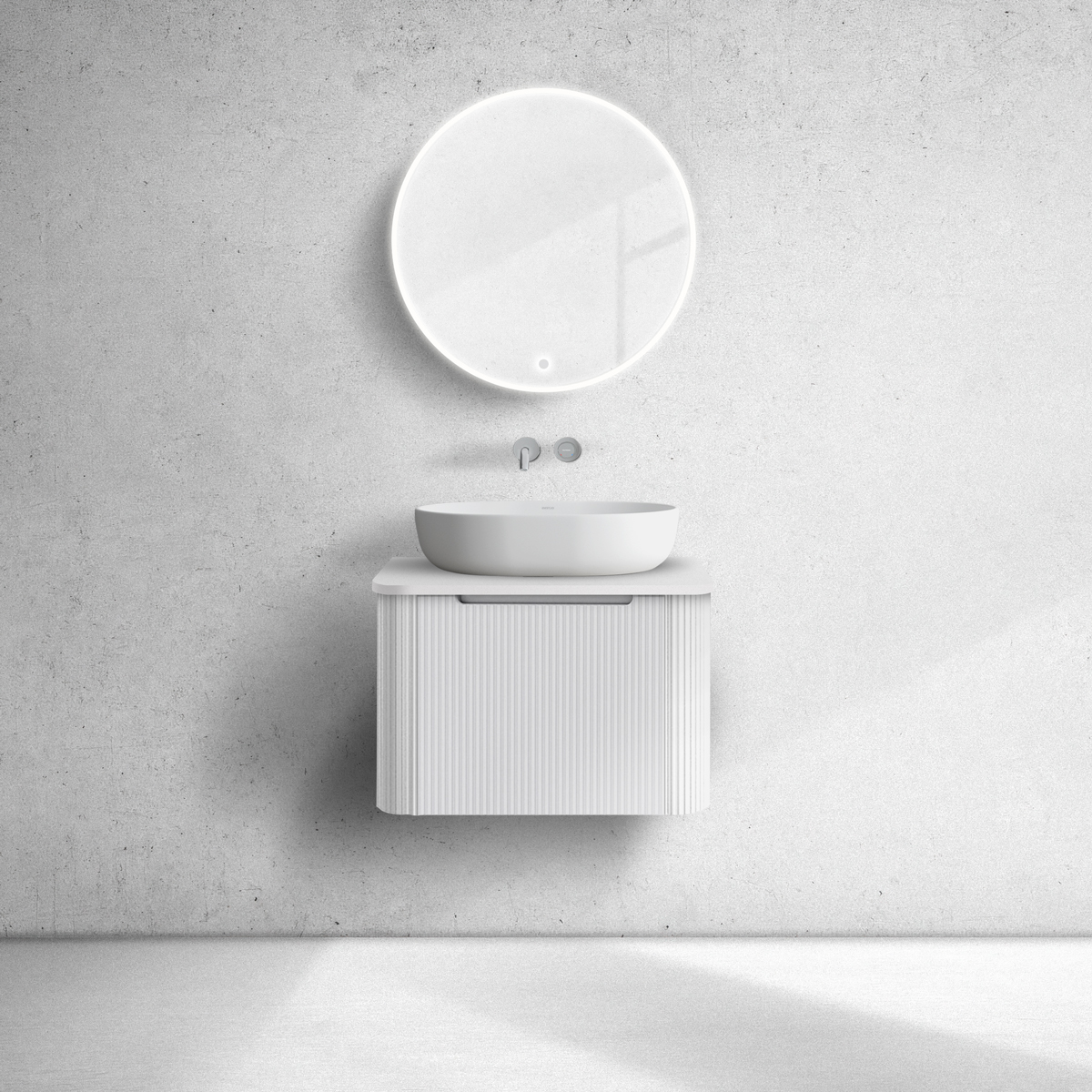 Oltens Hamnes szafka podumywalkowa 60 cm biały mat 60022000 - Wysyłka w 24h