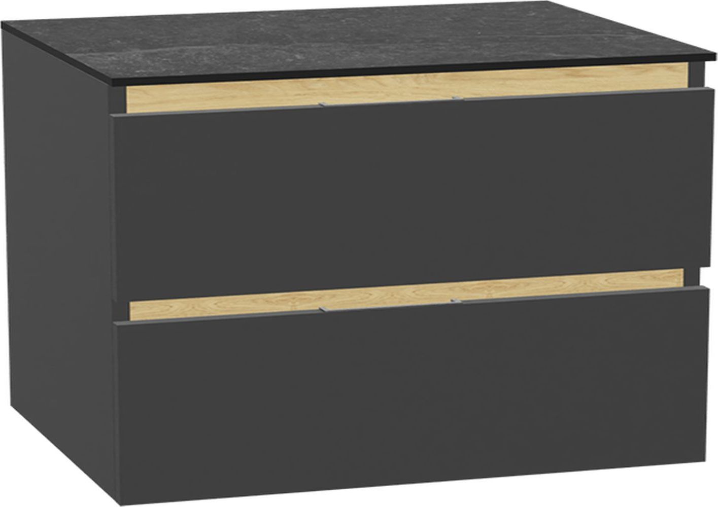 Excellent Tuto 2.0 korpus szafki 80x46.5x50 cm podumywalkowa wisząca szara-dąb MLEX.2172.800.GRBL