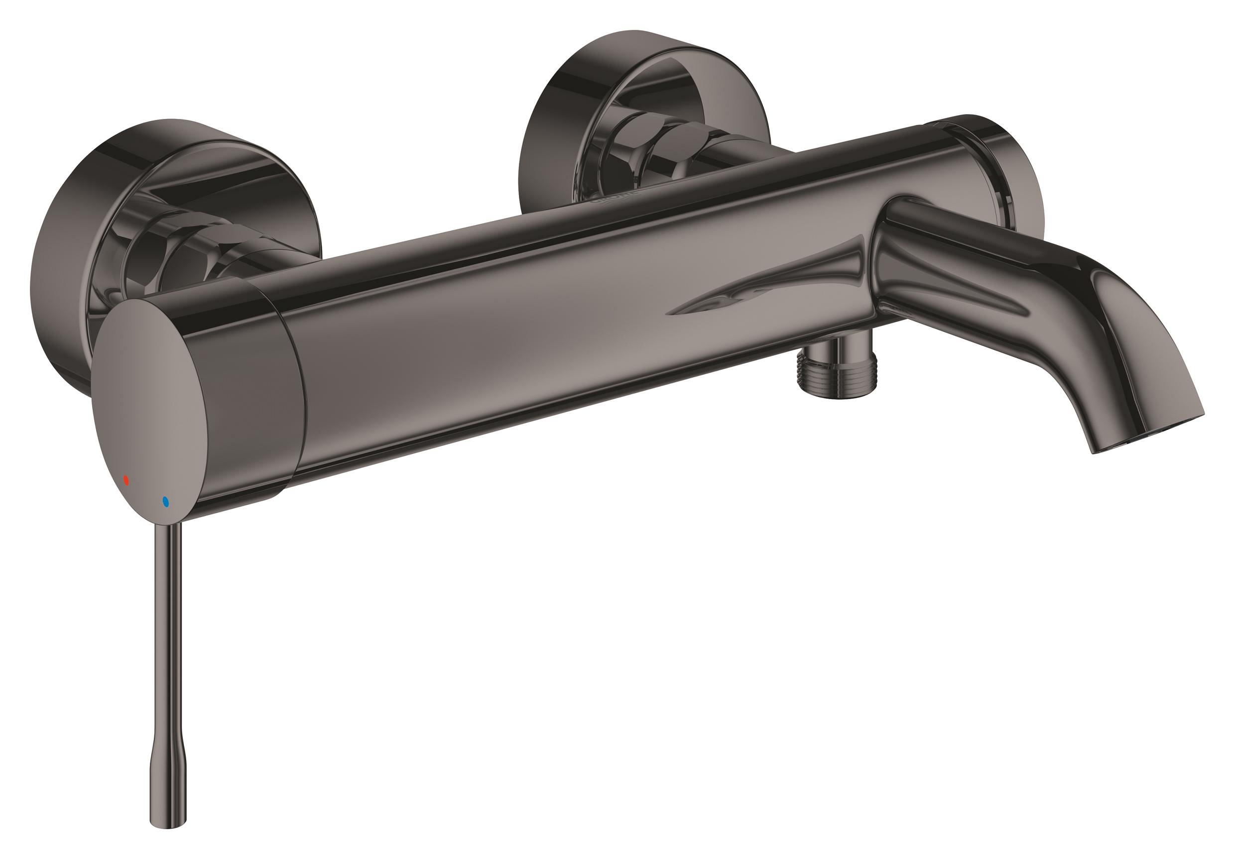 Grohe Essence bateria wannowo-prysznicowa ścienna hard graphite 33624A01