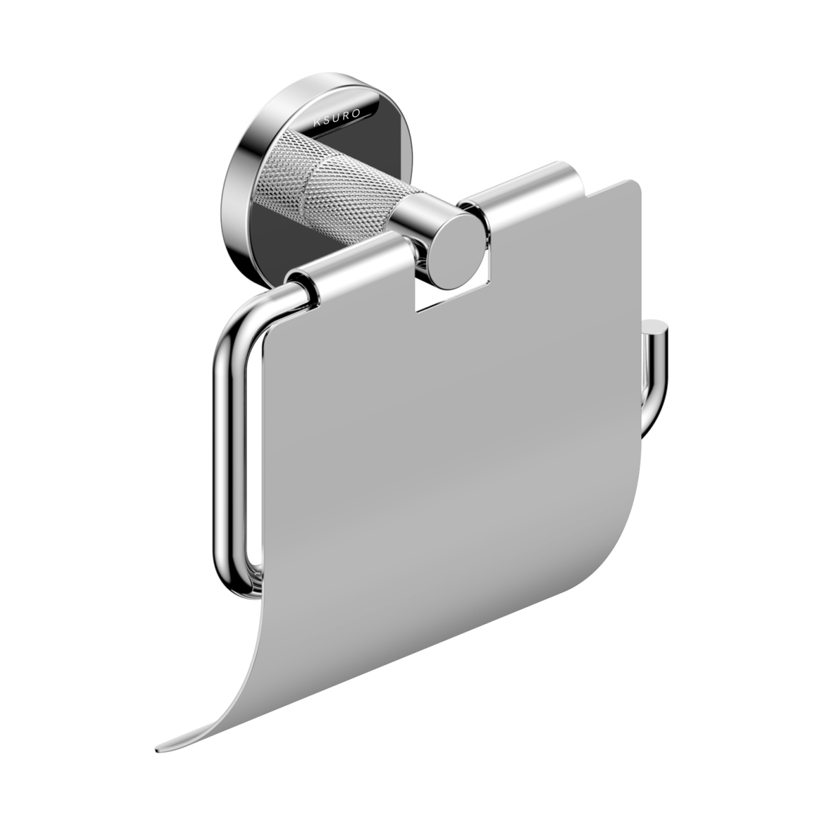 Ksuro 01 uchwyt na papier toaletowy ścienny chrom błyszczący 41001010 - Wysyłka w 24h