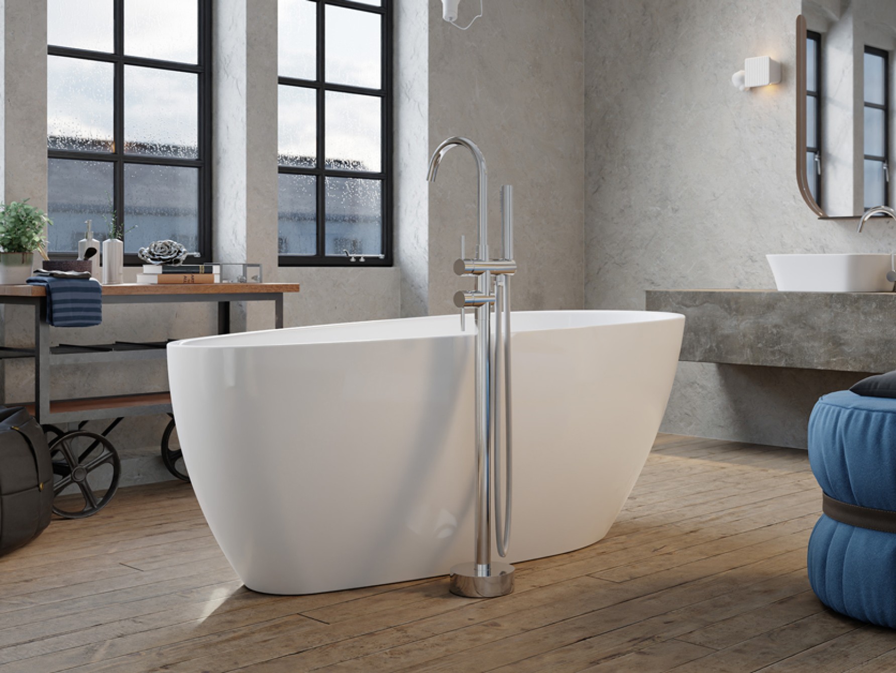 Besco Goya A-line wanna wolnostojąca 160x73 cm #WAS-160-GBI