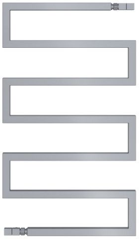 Radox Serpentine grzejnik łazienkowy dekoracyjny 87x50 cm chrom RX-SR.CH.870.500