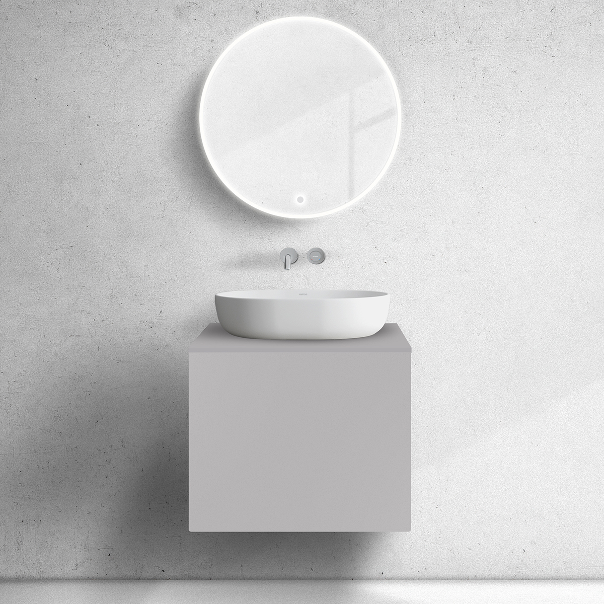 Oltens Lun szafka podumywalkowa 60 cm kaszmir 60032900