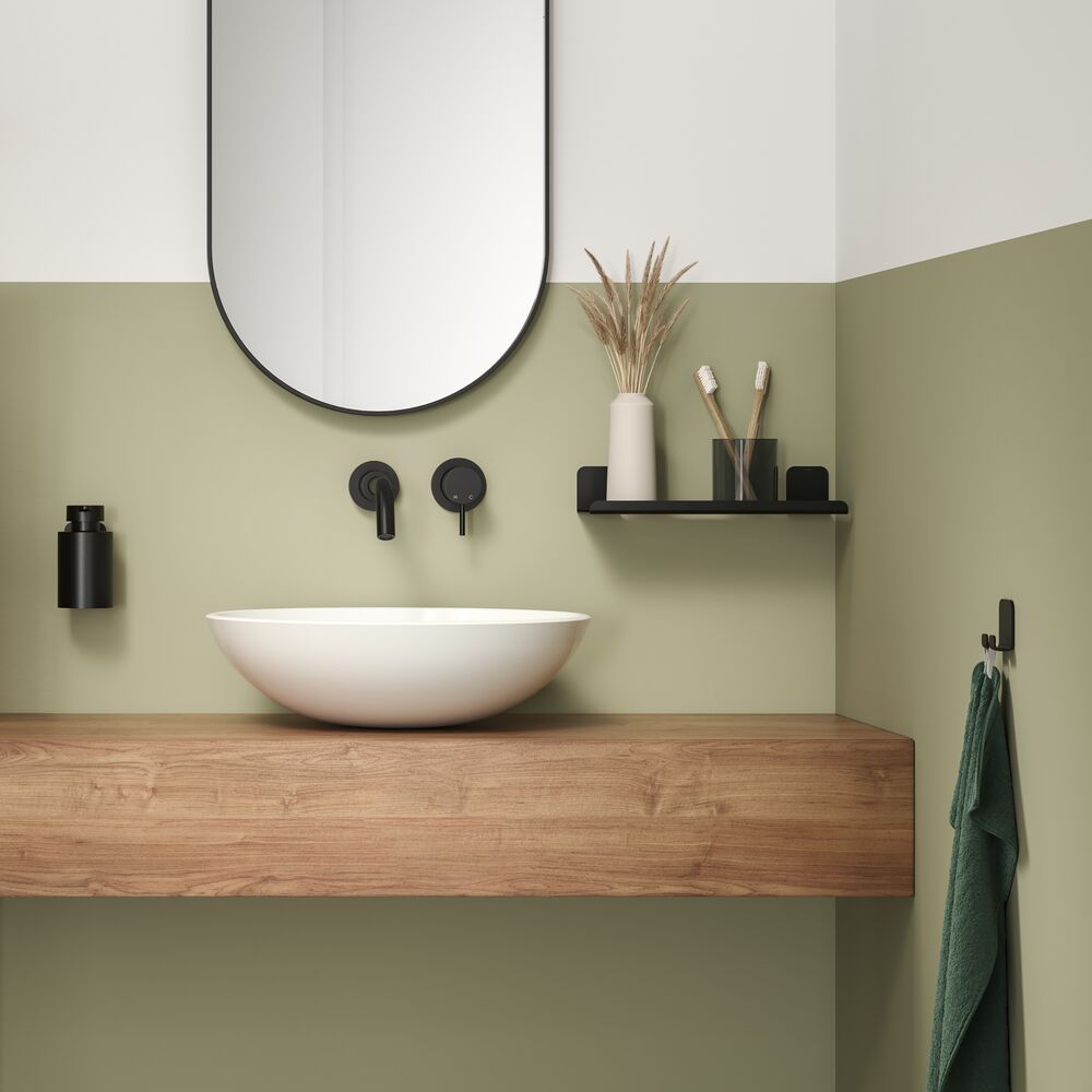 Tiger Colar wieszak na ręcznik podwójny czarny 13146.3.07.46 - Wysyłka w 24h