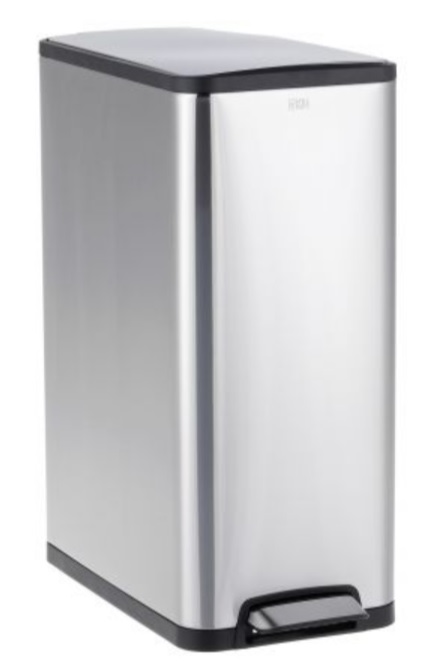 Merida Cube Slim kosz na śmieci 45 l prostokątny stal mat KIM401