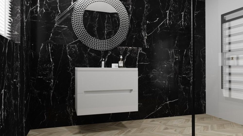 LaVita Kansas szafka 60 cm podumywalkowa wisząca biały połysk