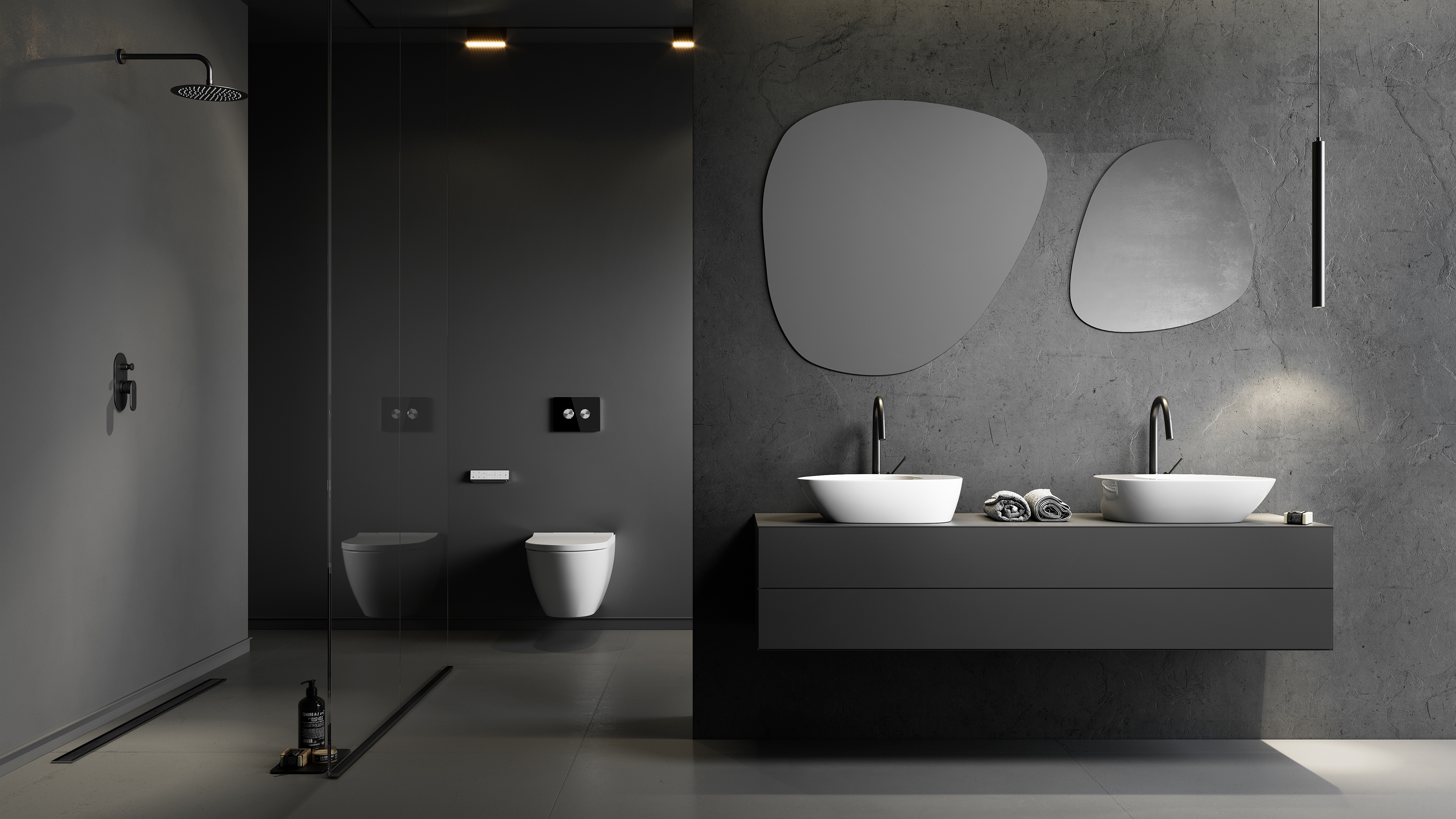 Meissen Keramik Kontra umywalka 60x40 cm nablatowa asymetryczna biała K682-001