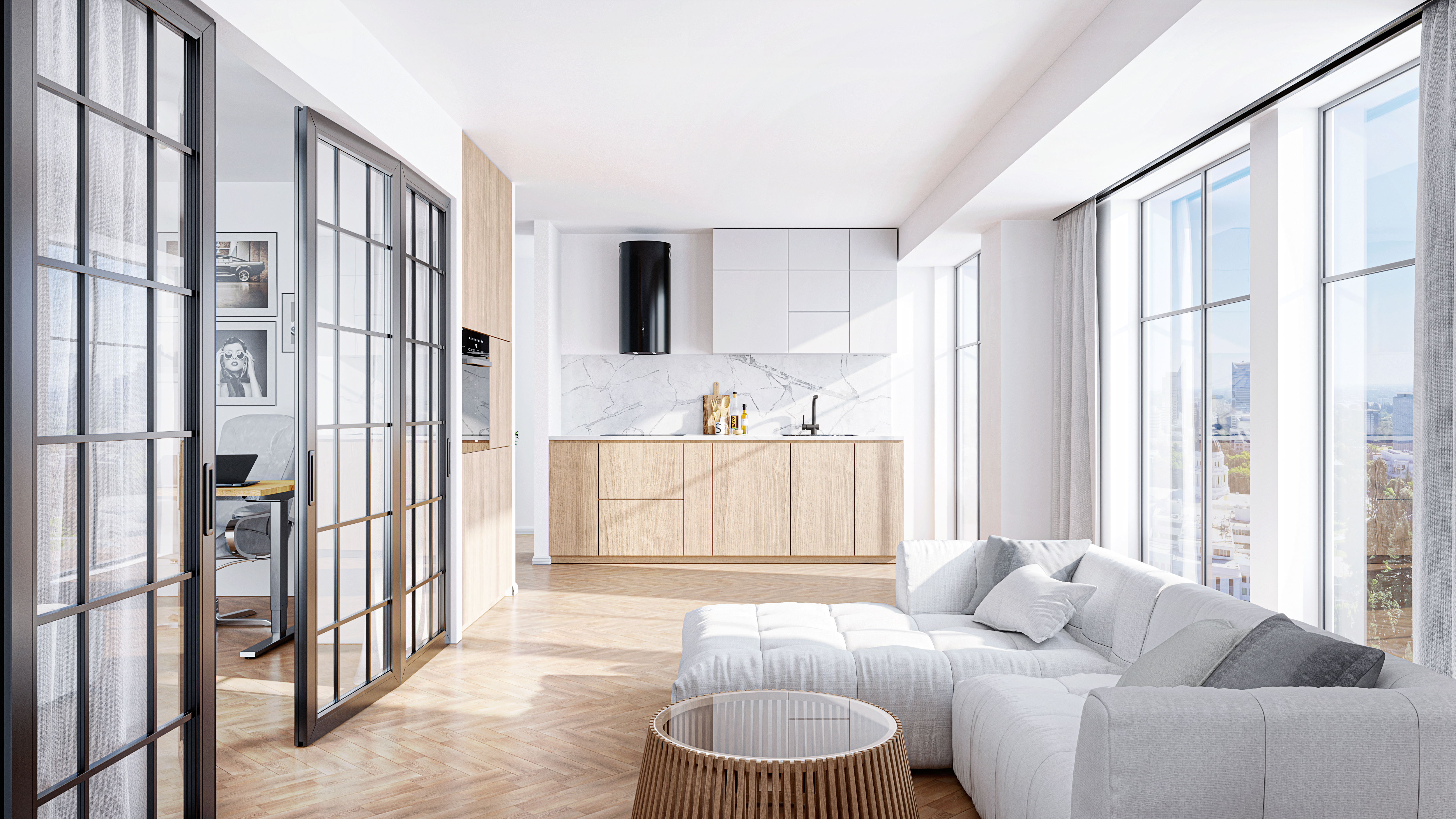 Lanilia Wereniso okap kuchenny 39 cm ścienny czarny WERENISO_39.1_BLACK