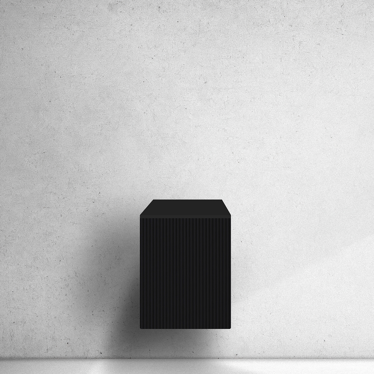 Oltens Lun szafka podumywalkowa 40 cm czarny mat 60026300